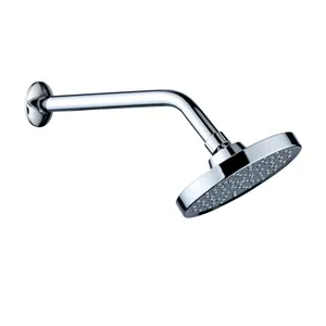 Ducha Regadera ABS Acquabela Vicenza Redonda Cromada 6" Brazo 30cm 1 Función